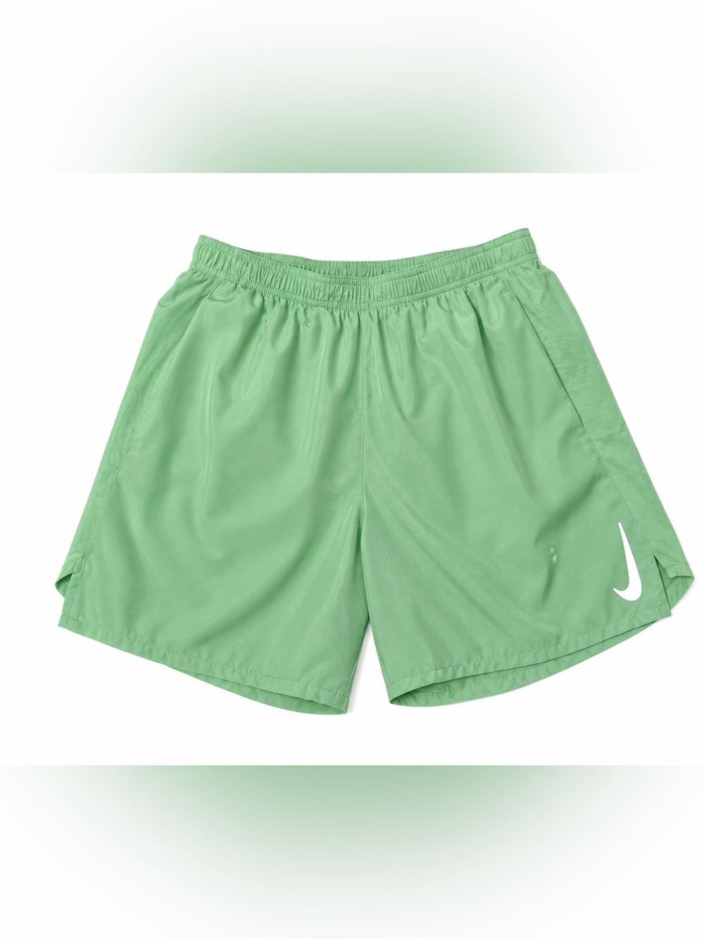 NIKE DRI-FIT ,MEN,MINT GREEN,BRIEF LINED ,MESH SIDES,RUNNING SHORTS. SIZ…